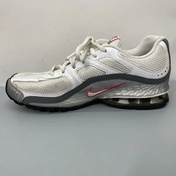 Nike Reax Run 5 Sneakers Shoes Running Training Athletic Silver White Womens 8 - Picture 12 of 14